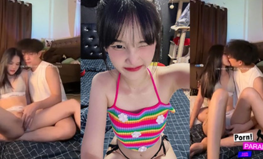 คลิปหลุดวีเค Akijun น้องจูนบางกรอบดูดปากแล้วให้แฟนเบ็ดหี xxx ติ้วเสียวจนน้องจูนกดปาก